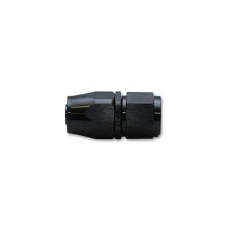 Superjock 21012 -12 An Straight Hose End Fitting; Black SU347161